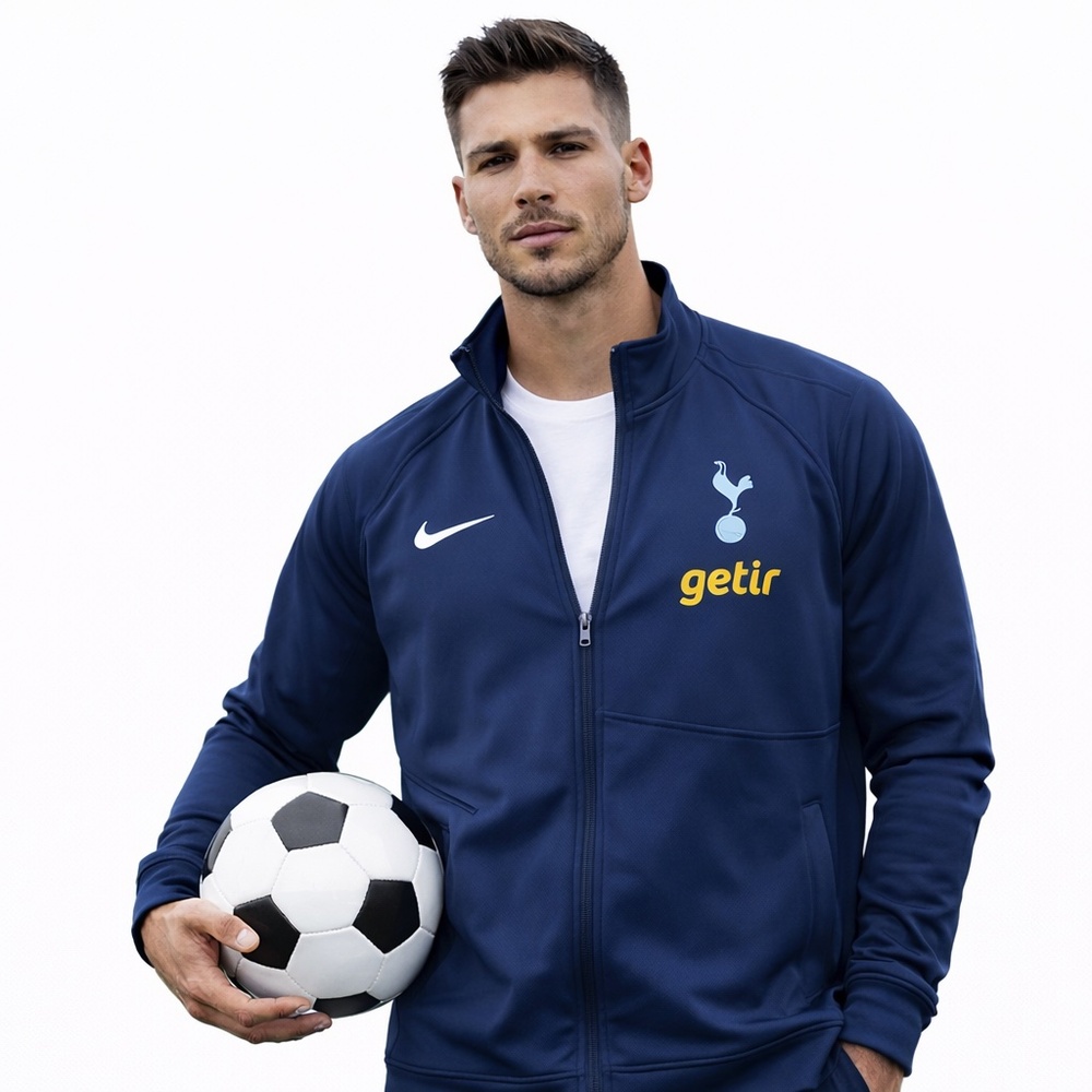 Nike Tottenham Hotspur Getir Slim Fit Track Jacket Navy Size L